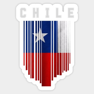 Chile flag, chilean flag Sticker